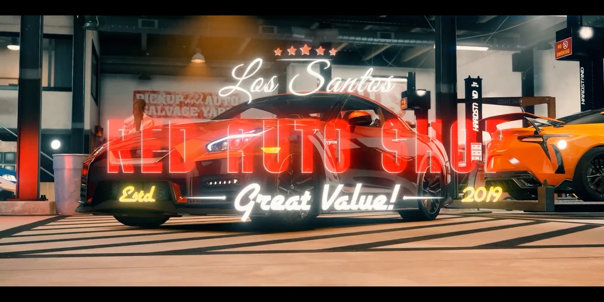 Red’s Auto Parts MLO – Fully Open Source FiveM Autoshop Interior